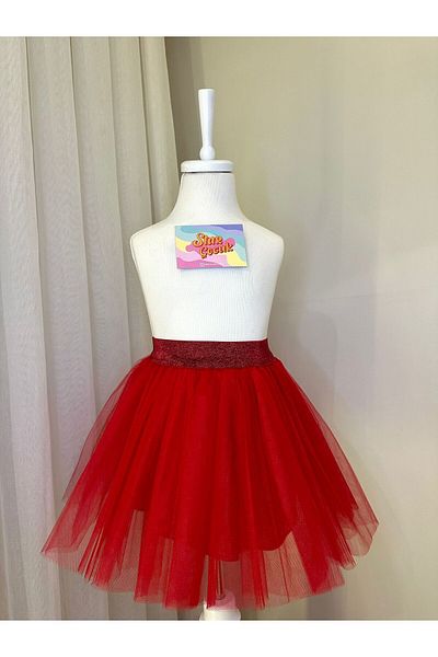 STAR ÇOCUK Girl's Tulle Skirt Tutu Skirt