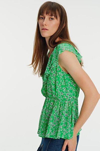 Exquise Αμάνικη μπλούζα με σχέδιο V λαιμόκοψης