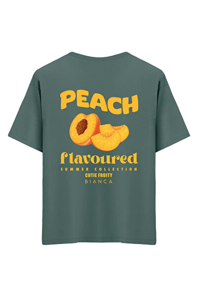 Mounte Bianca Unisex breskva - Oversize kroj T-shirt