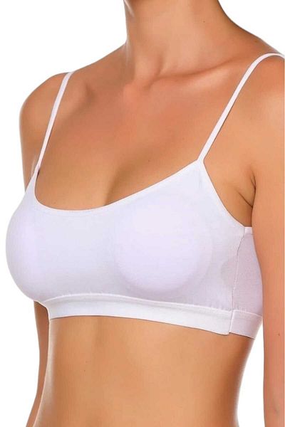Tezzgelsin Half Athlete Bustier - Γυναικείο σουτιέν με λεπτές τιράντες σετ 3 τεμαχίων