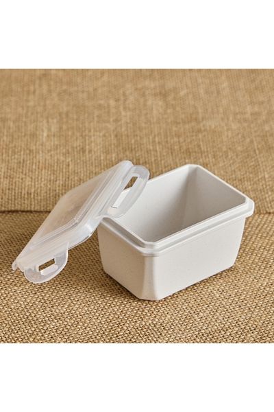 Home Box Rice Husk Food Container - 10.3x7.5x5.7 cm