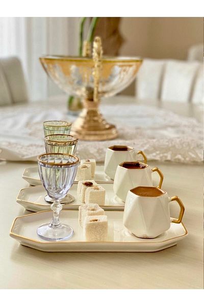 CARMEN SOFT paris Set of 6 Presentation Coffee Cups