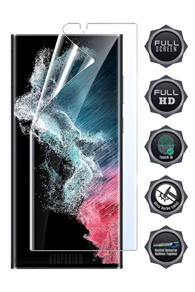 HANPORIUM واقي شاشة منحني لهاتف Samsung Galaxy S9 Plus، طبقة نانو هيدروجيل مر...