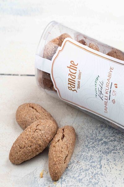 Ganache Patisserie Kepekli Tahıllı Kurabiye Özel Sağlıklı Fit / 1 Paket