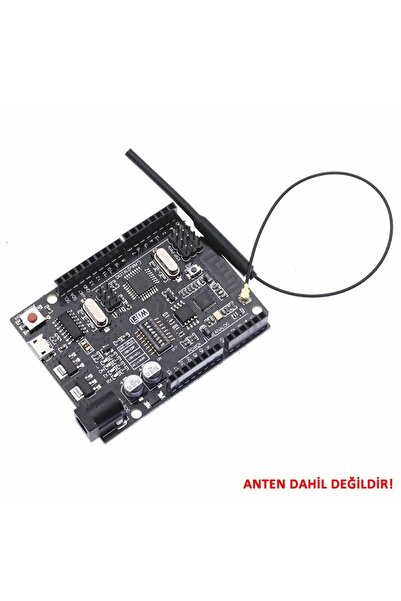 Genel Markalar Arduino Uno R3 Wifi Esp8266 Ch340 Micro Usb 32mbit Kablosuz Internet Kod Geliştirme Eğitim Kartı