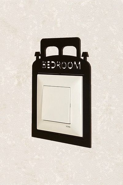 BLgrup 2110 Laser Cut Wooden Socket Frame Single Bedroom