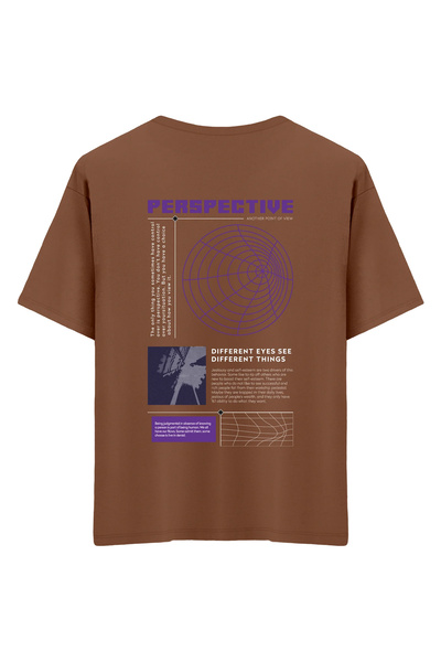 Mounte Bianca Unisex perspektiva - Oversize kroj T-shirt