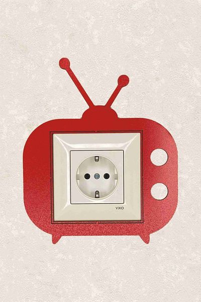 BLgrup 2127-k Laser Cut Wooden Switch Socket Frame Red Single TV Room