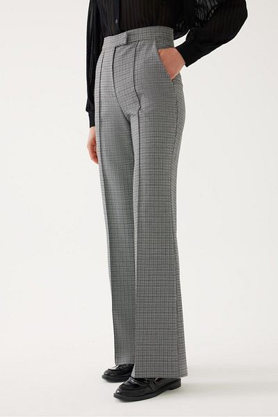 Exquise Line Detailed Patterned Trousers