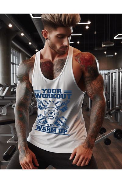 Ghedto Warm up Fitness Gym Tank Top Athlete Undershirt