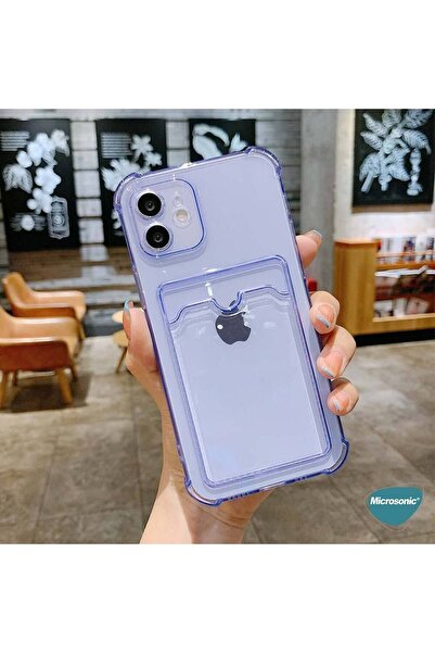 HANPORIUM Redmi Note 13 Pro Plus Kartlık Bölmeli Şeffaf Silikon Kılıf - Extra Güçlendirilmiş Kenar