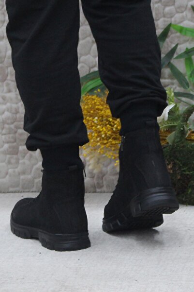 Hammer Jack Μοντέλο 20725 - Μαύρες ανδρικές μπότες από γνήσιο δέρμα