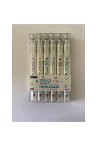 Gıpta GIPTA MARKÖR ÜÇ BOYUTLU ÇİFT ÇİZGİ TWIN UÇ