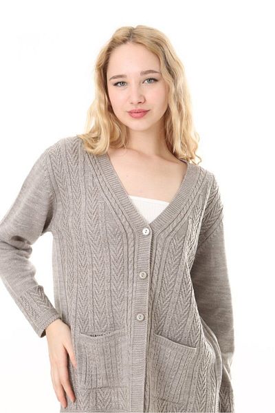 Lamierra Knitwear Embroidered Cardigan