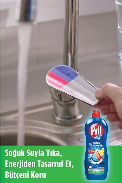 Pril Elde Yıkama Sıvı Bulaşık Deterjanı 4x1350g Limon 5 Etki - Kendinden Yağ Çözme Özelliği