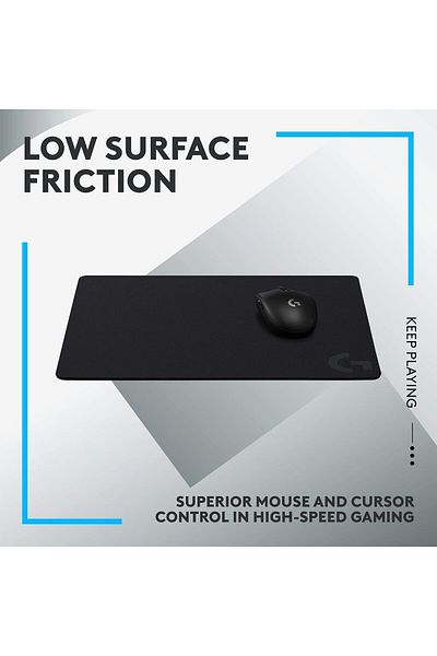 logitech لوحة ماوس ألعاب صلبة G440، 340 × 280 × 5 ملم