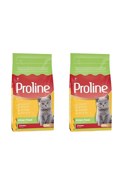 Pro Line Tavuklu Yavru Kedi Maması 1,2 Kg x 2 Adet