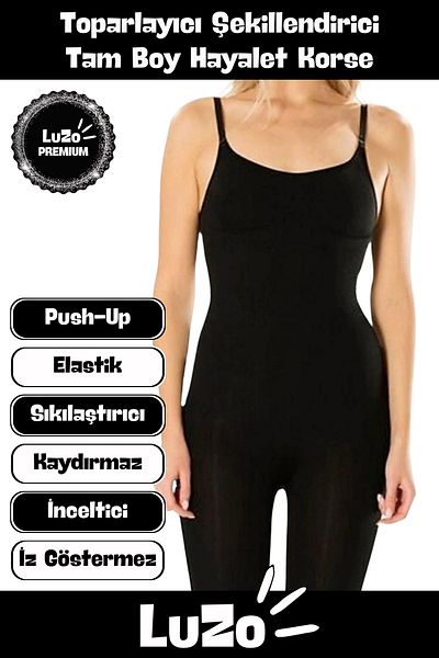 LuZo Premium Series - Seamless and Adjustable Body Gathering Shaping Corset