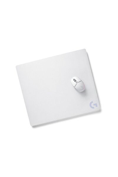 logitech مجموعة أورورا - لوحة ماوس بيضاء