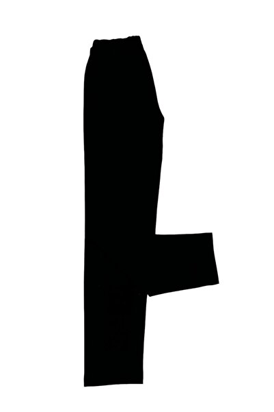 Esterella Κολάν Düssikayla - Μαύρο κοριτσίστικο κολάν / 2 κλωστές / Μαύρη ελα...