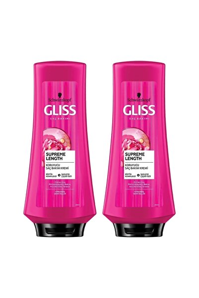 Gliss Supreme Length Uzun Saçlara Özel Saç Kremi 360 ml X 2 Adet