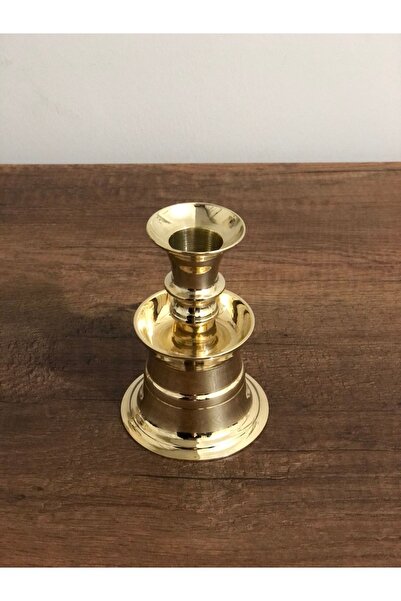 BRONZE ŞAMDAN Pirinç Döküm Havan Mumluk