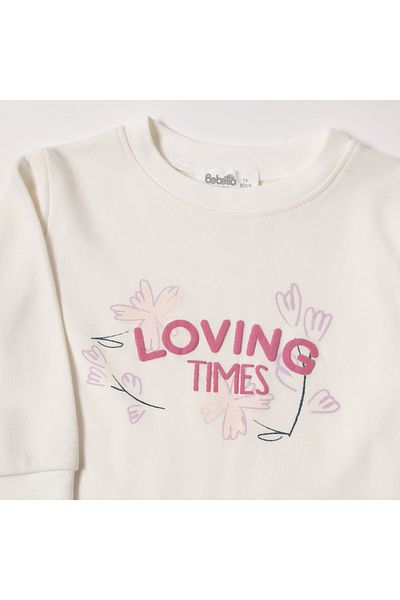 Bebetto 2-Piece Interlock Pajama Set - Colorful Pyjamas/24-Loving Times Pink F1365