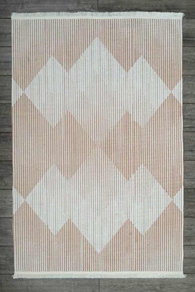 Oriente Home Linija Sa deznom Tepih Bež Perivo Šenil Mašina Tepih strana 7069