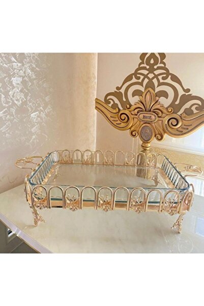 İmren Collection Gold Borcamlı Sunumluk Servis Sunum