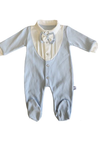 Mymio Baby Boy Tuxedo Jumpsuit
