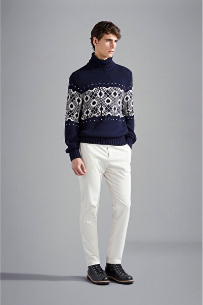 PAUL&SHARK MEN'S WOOLLEN TURTLENECK