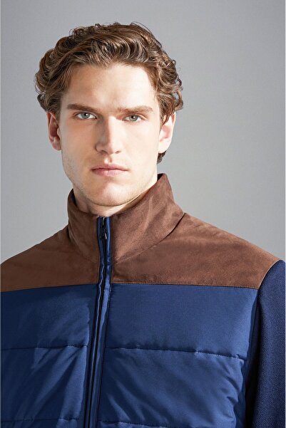 PAUL&SHARK MEN'S ZIPPED PULLOVER C.WWOOL