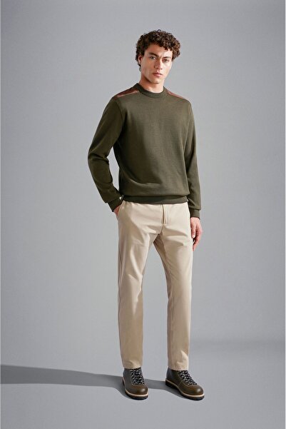 PAUL&SHARK ΑΝΔΡΙΚΟ ΠΛΕΚΤΟ T-SHIRT C.W. ΒΑΜΒΑΚΙ