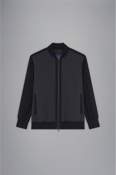 PAUL&SHARK VISCOSE SWEATER WITH ZIPPER