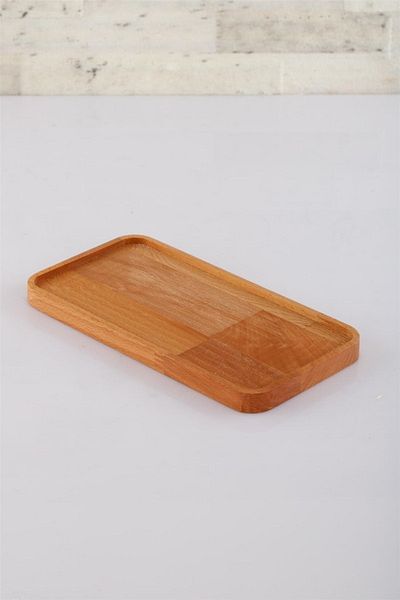 ANJEAHOME Larvik Wooden Stand - 13X24X2 cm Presentation Plate