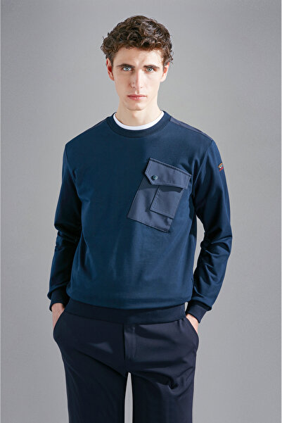 PAUL&SHARK MEN'S KNITTED SWEATSHIRT C.WCOTTON