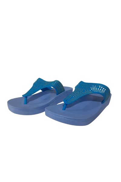 GEZER Γυναικείες παντόφλες Blue Stone - Casual Stylish Flip Flops GEEZR66-06
