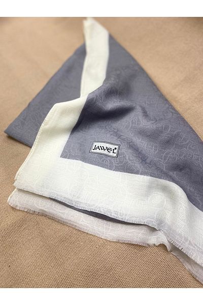 JAWEL ŞAL Monogram Patterned Shawl