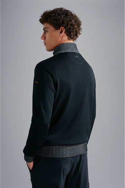 PAUL&SHARK Men's Zipper Pullover - C.W.Wool