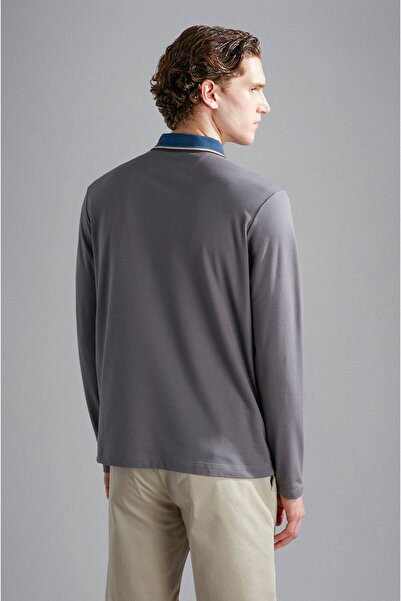 PAUL&SHARK MEN'S KNITTED POLOSHIRT C.W. COTTON
