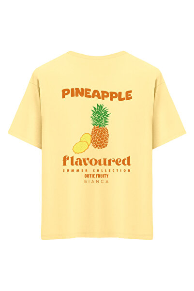 Mounte Bianca Unisex ananas - Oversize kroj T-shirt