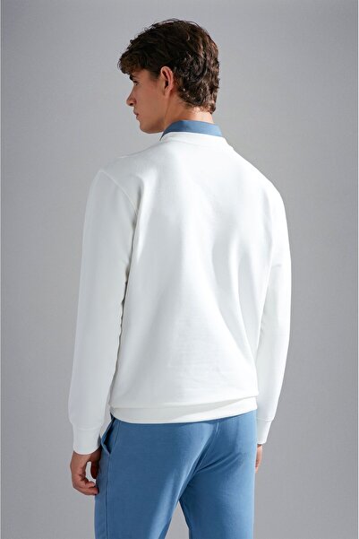 PAUL&SHARK MEN'S KNITTED SWEATSHIRT C.WCOTTON