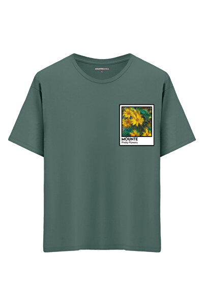 Mounte Bianca Unisex lepi cvetovi - Oversize kroj T-shirt