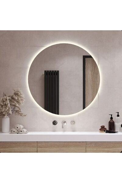 Vividmirror 70 Cm Çap Ledli Banyo Lavabo Aynası, Yuvarlak Ayna, Modern Ledli ...