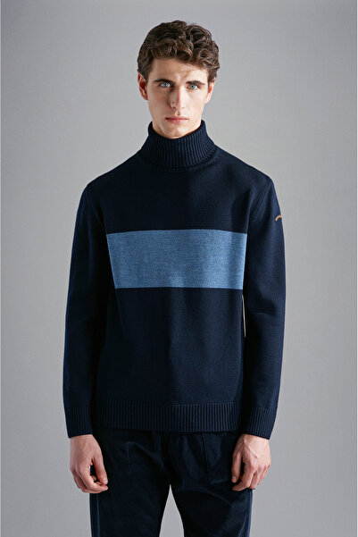 PAUL&SHARK MEN'S WOOLLEN TURTLENECK