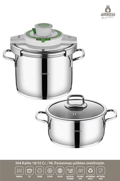 Amboss Green Ocean 4-6 Liter Matic Pot Set