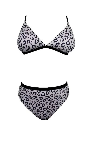 LU Lunita High Waist Leopard Print Women's Bikini Set