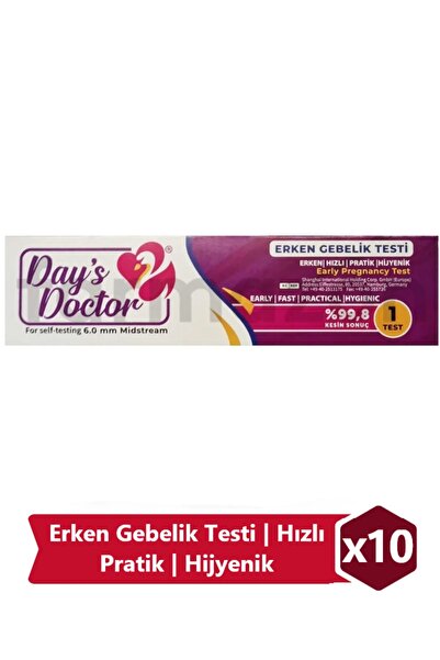 DAY''S DOCTOR Gebelik-Hamilelik Testi | Erken | Hızlı | Pratik | Hijyenik | %...