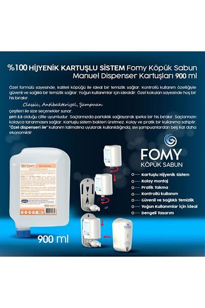 Fomy Hair and Body Foam Shampoo 900 ml