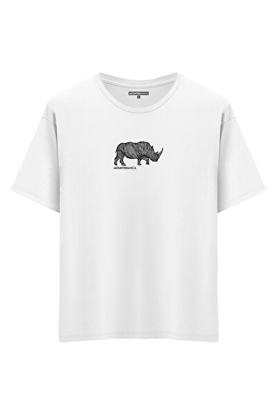 Mounte Bianca Unisex nosorog - Oversize kroj T-shirt